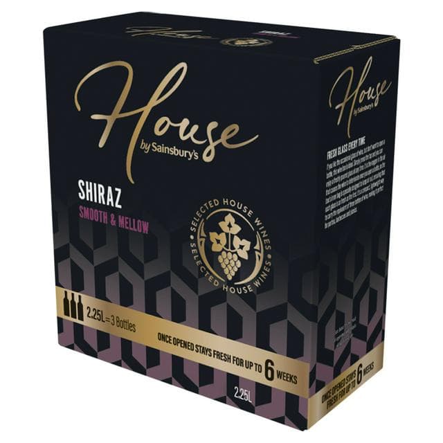 Sainsbury's House Shiraz Red Wine 2.25L - gallery image 1