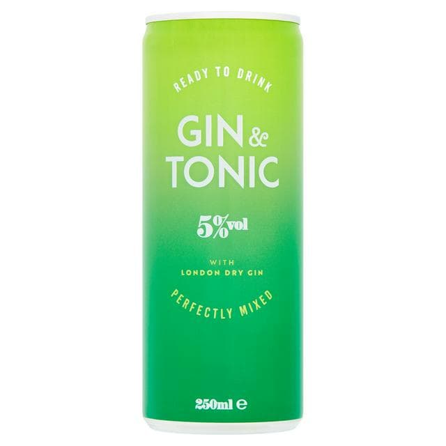 Sainsbury's Gin & Tonic 250ml - gallery image 1