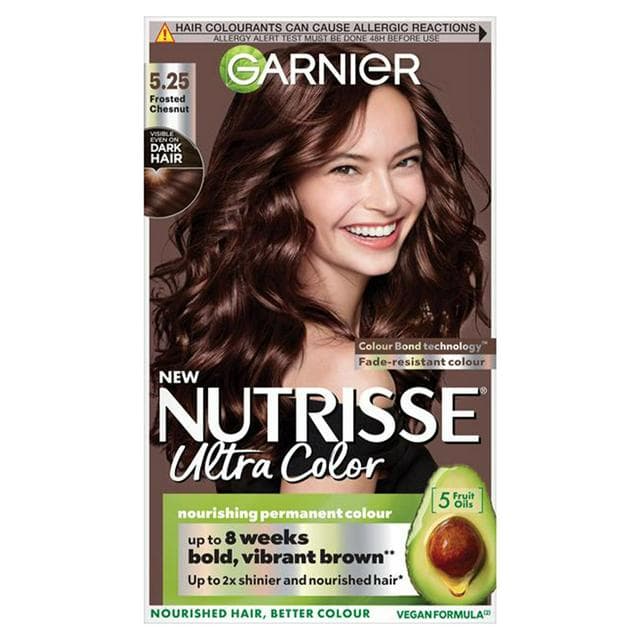 Garnier Nutrisse Ultra Permanent Hair Dye Frosted Chestnut Brown 5.25 - gallery image 1