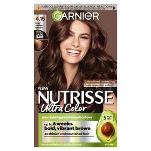 Garnier Nutrisse Ultra Permanent Hair Dye Iced Coffee Brown 4.15