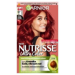 Garnier Nutrisse Ultra Permanent Hair Dye Fiery Red 6.6