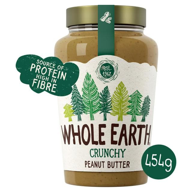 Whole Earth Crunchy Peanut Butter 454g - gallery image 1