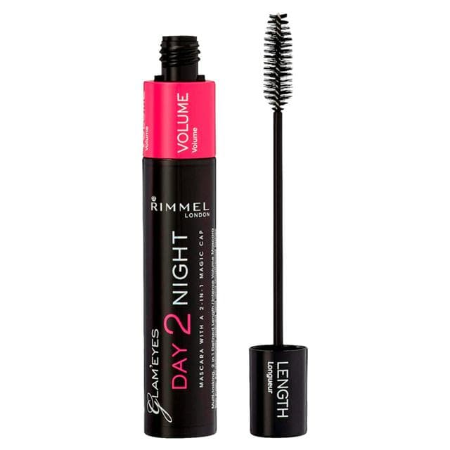 Rimmel Day 2 Night Mascara Black - gallery image 1