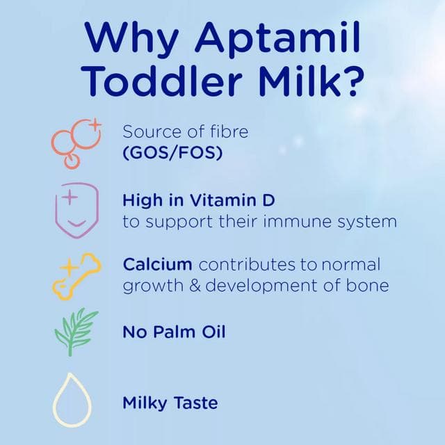 Aptamil 4 x Vanilla Flavoured 2+ Years Toddler Milk Formula Powder 800g - gallery image 4