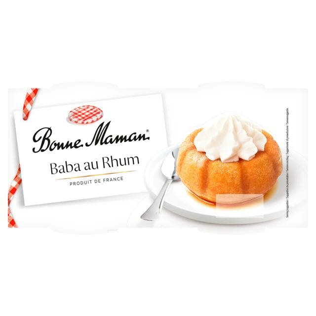 Bonne Maman Baba Au Rhum Dessert 2x140g - gallery image 1