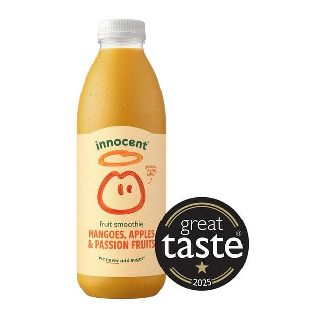 Innocent Mangoes, Apples & Passion Fruits Smoothie 750ml - gallery image 1