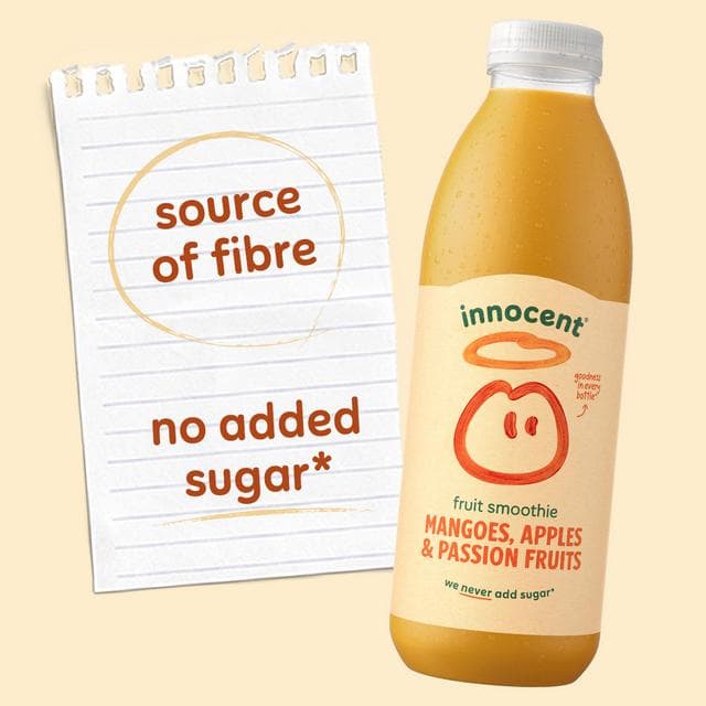 Innocent Mangoes, Apples & Passion Fruits Smoothie 750ml - gallery image 4