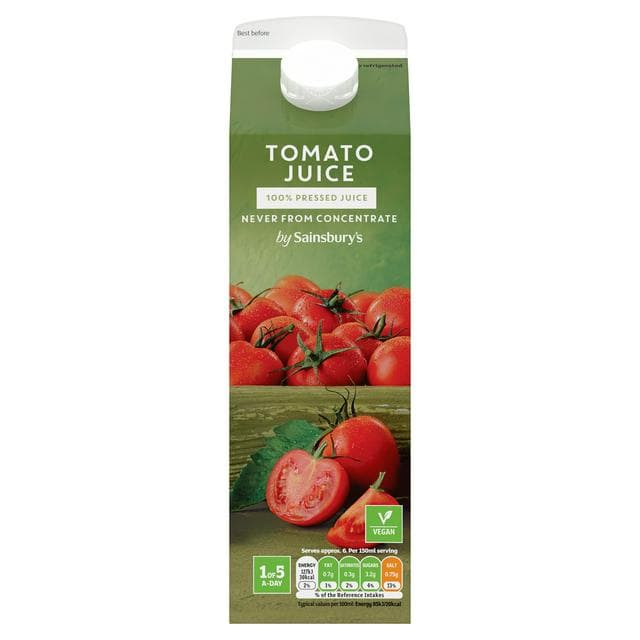 Sainsbury's Tomato Juice, Not From Concentrate 1L - gallery image 1