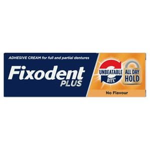 Fixodent Plus Dual Power Denture Adhesive Cream 40g
