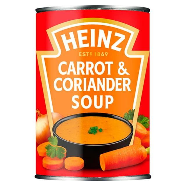 Heinz Classic Carrot and Coriander Tinned Soup 400g - gallery image 1