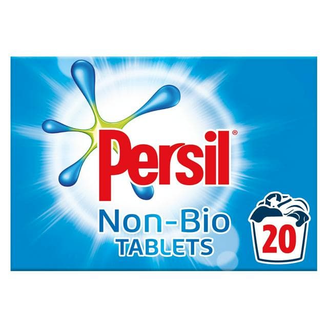 Persil Non Bio Sensitive Laundry Detergent Washing Tablets 20 Washes - gallery image 1