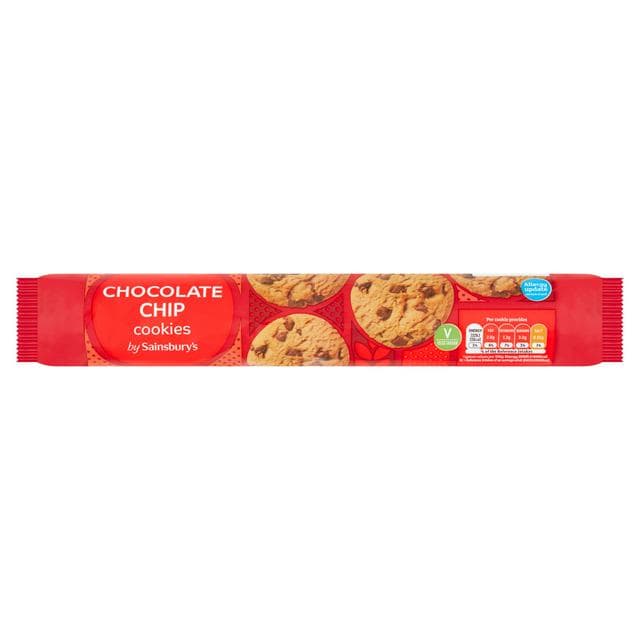 Sainsbury's Chocolate Chip Cookies 250g - gallery image 1