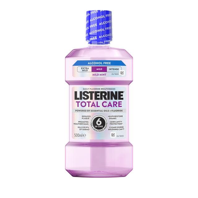 Listerine Total Care Milder Taste Zero Alcohol Mouthwash 500ml - gallery image 2