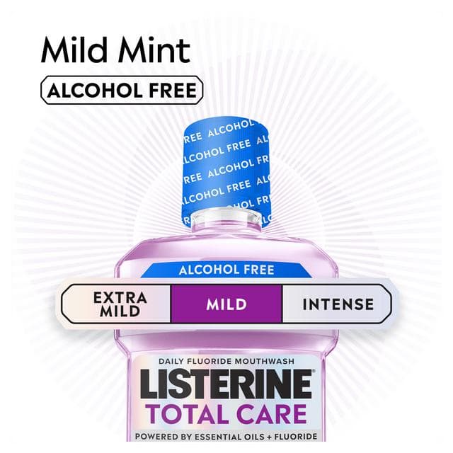 Listerine Total Care Milder Taste Zero Alcohol Mouthwash 500ml - gallery image 5