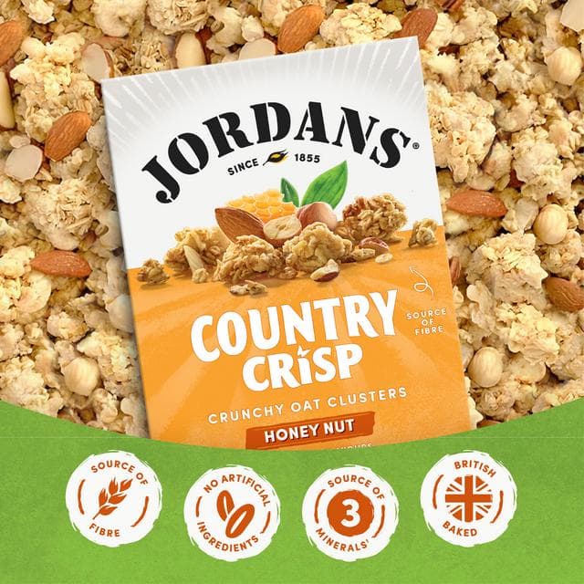 Jordans Country Crisp Breakfast Cereal with Honey & Nuts 450g - gallery image 3