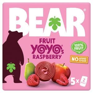 BEAR Fruit Yoyos Raspberry Multipack 5x20g
