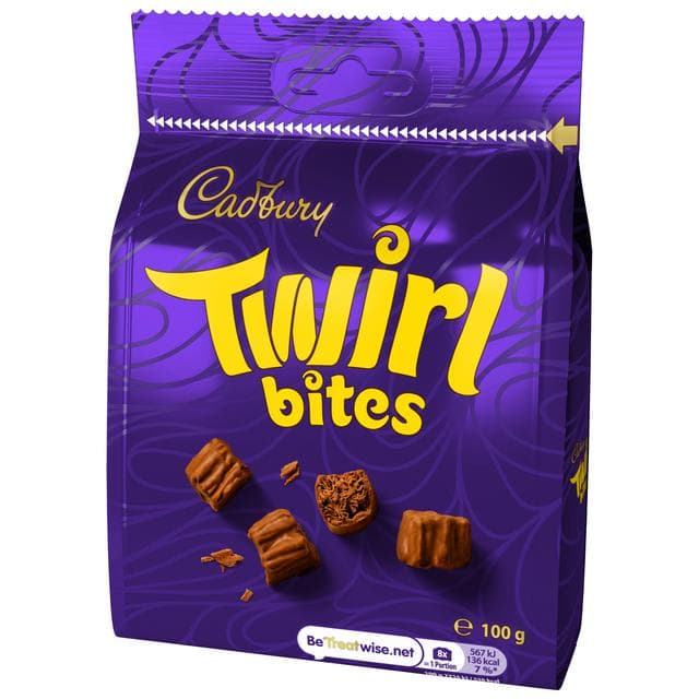Cadbury Twirl 100g Bites Chocolate Bag - gallery image 3
