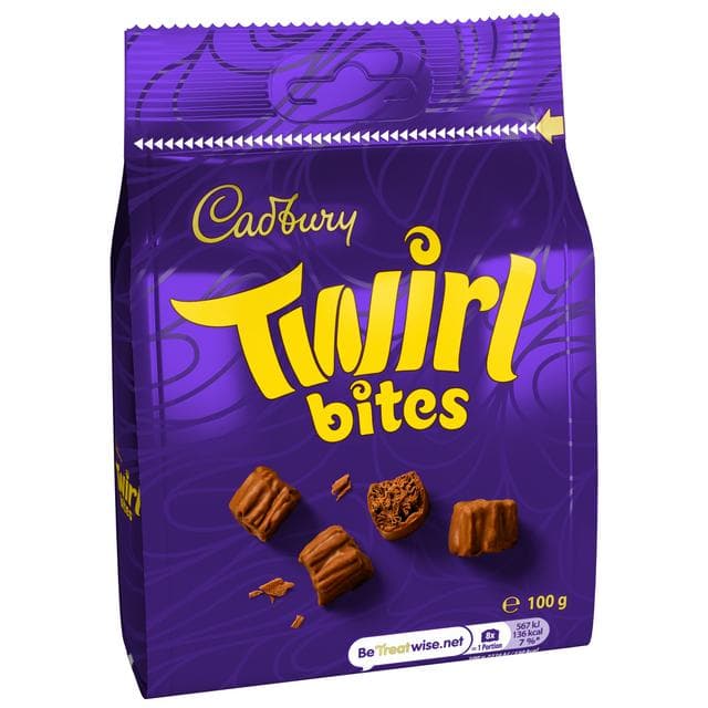 Cadbury Twirl 100g Bites Chocolate Bag - gallery image 4