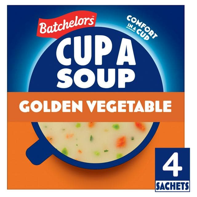 Batchelors Cup a Soup Golden Vegetable Sachets x4 82g - gallery image 1