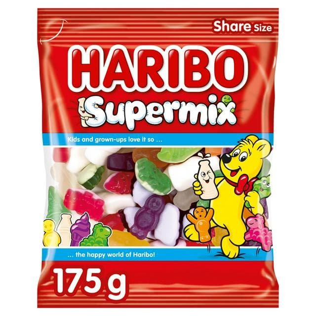 Haribo Supermix Sweets Bag 175g - gallery image 1