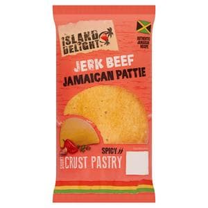 Island Delight Jerk Beef Pattie (Halal) 140g