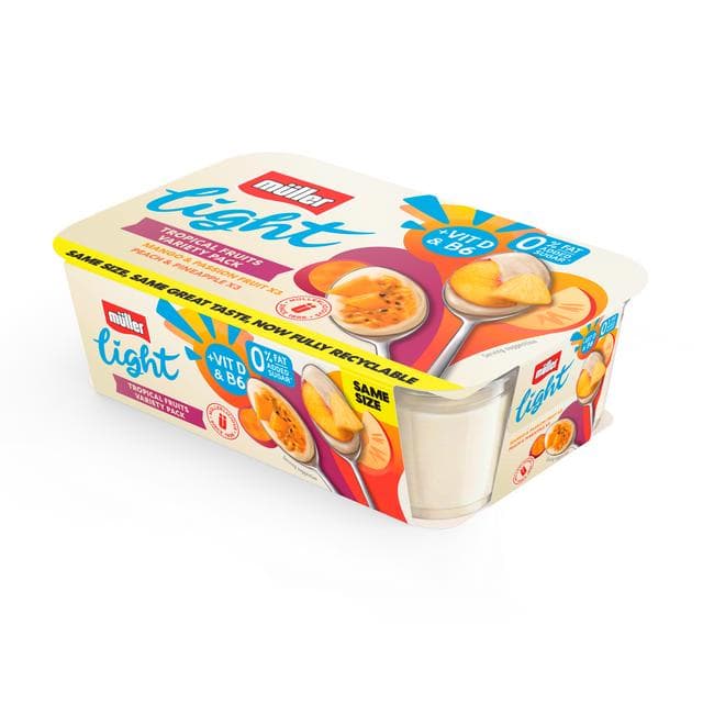Muller Light Citrus Fat Free Yogurts 6x140g - gallery image 3