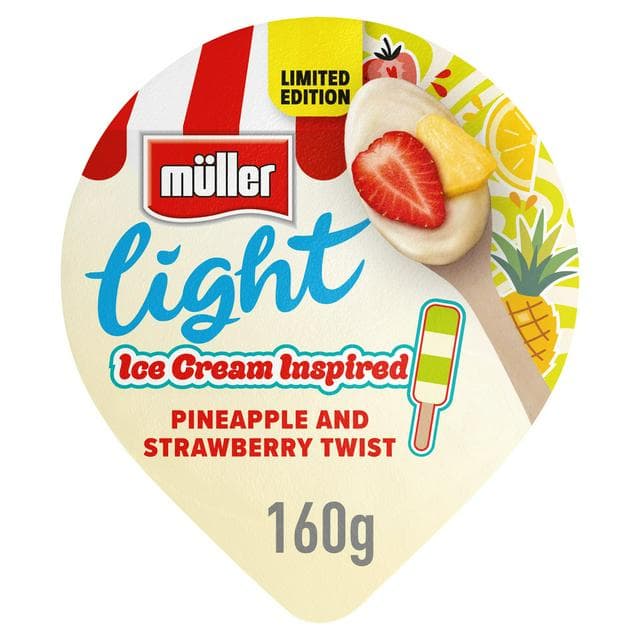 Müller Light Fat Free Yogurt Limited Edition 160g - gallery image 1