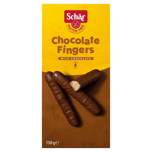 Schar Gluten Free Chocolate Fingers 150g - gallery image 1