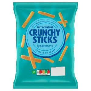 Sainsbury's Salt & Vinegar Crunchy Sticks 140g