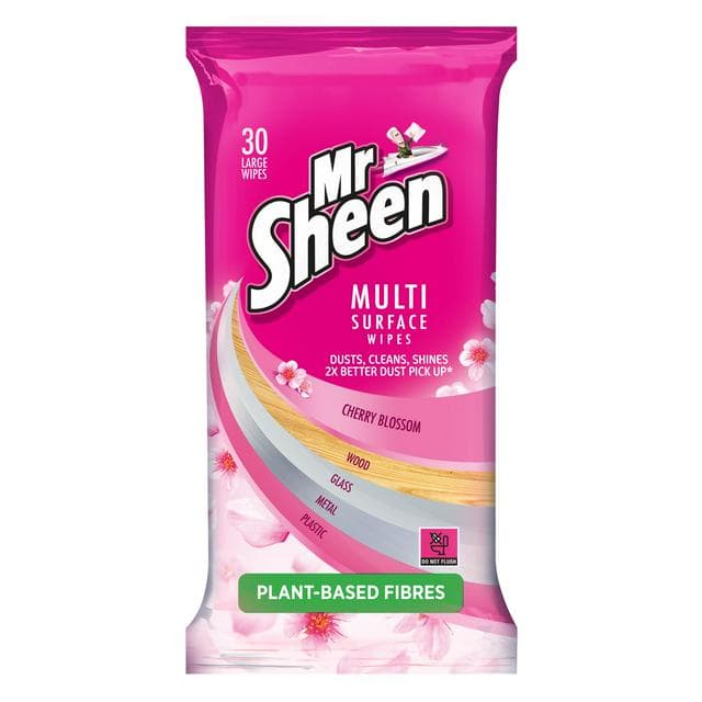 Mr Sheen Multi Surface Cleaning Wipes x30 - gallery image 1