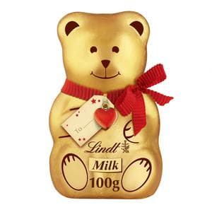 Lindt 100g Teddy Christmas Milk Chocolate