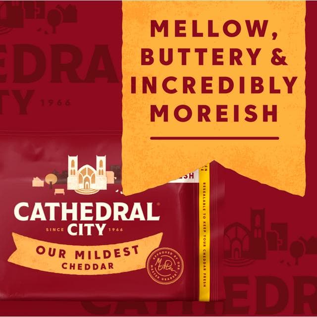 Cathedral City Mild Cheddar Cheese 350g - gallery image 2