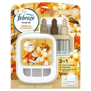 Febreze 3Volution Air Freshener Plug In Starter Kit Vanilla Cookie 20ml