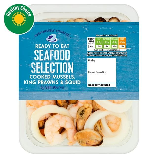 Sainsbury's Seafood Selection 200g (Ready to Eat) - gallery image 1