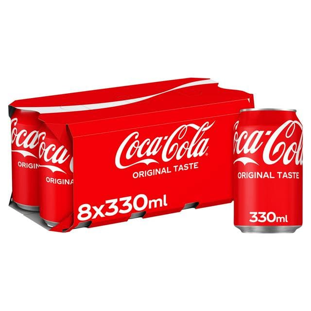 Coca-Cola Original Taste 8x330ml - gallery image 1