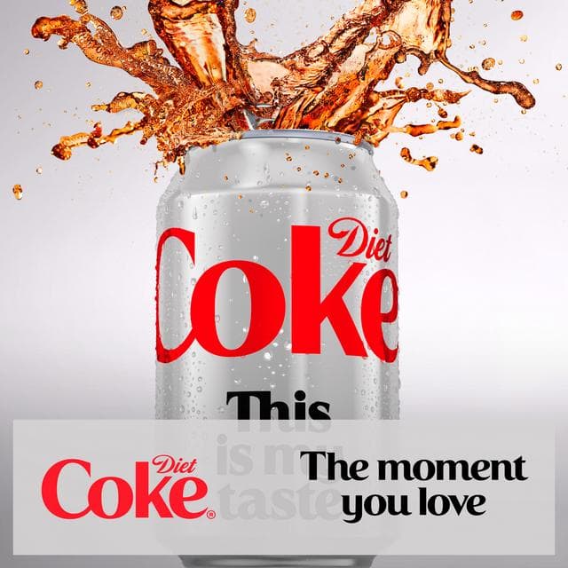 Diet Coke Cola 8 x 330ml Cans - gallery image 3