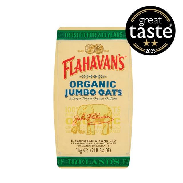 Flahavan's Organic Jumbo Oats 1kg - gallery image 2
