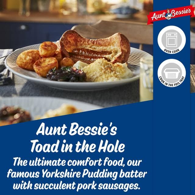 Aunt Bessie's 190g Toad In The Hole Ready Meal - gallery image 2