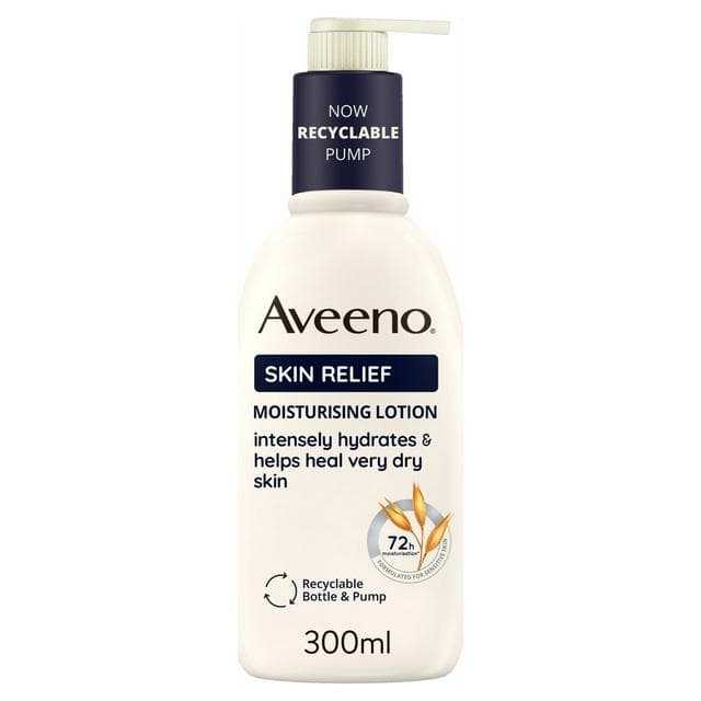 Aveeno Skin Relief Moisturising Lotion Unscented Moisturiser 300ml - gallery image 1