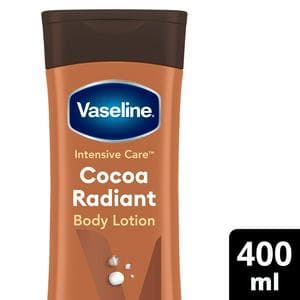 Vaseline Intensive Care Cocoa Radiant Body Lotion Moisturises & Restores Glow to Dry Skin 400ml