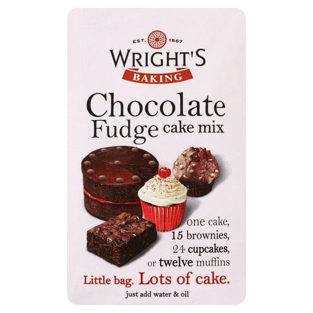 Wright's Chocolate Fudge Cake Mix 500g - gallery image 1