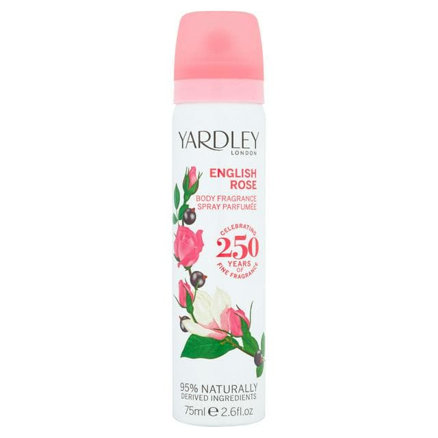 Yardley English Rose Body Spray 75ml - gallery image 1
