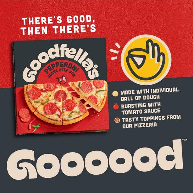 Goodfella's Deep Pan Baked Pepperoni Pizza 411g - gallery image 3