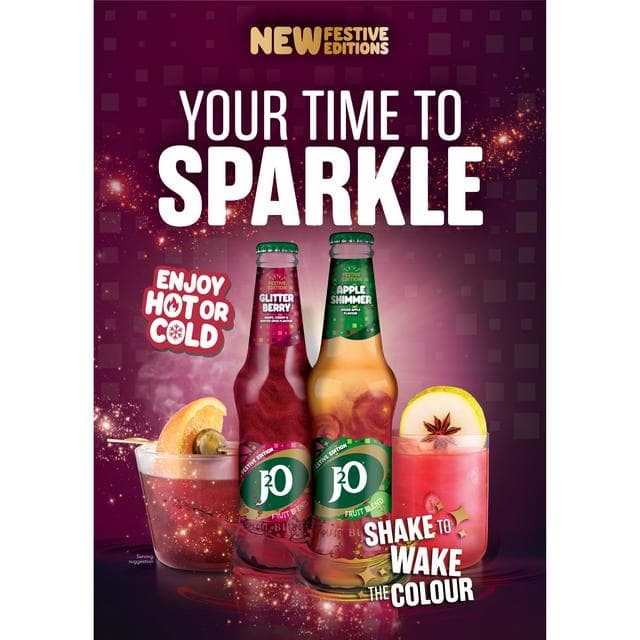 J2O Glitterberry 4 x 275ml - gallery image 4