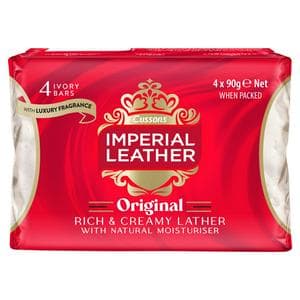 Imperial Leather Original Bar Soap 4x90g