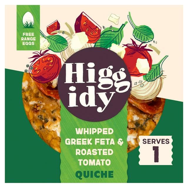 Higgidy Roasted Tomato & Greek Feta Quiche with Spinach - gallery image 1