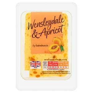 Sainsbury's Wensleydale & Apricot Cheese 200g