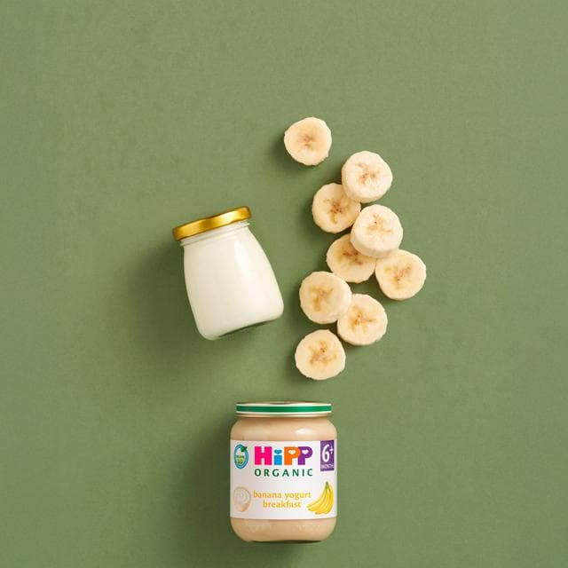 HiPP Organic Banana Yogurt Breakfast Baby Food Jar 6+ Months 125g - gallery image 3