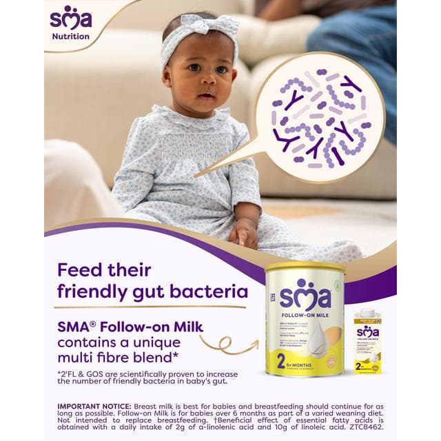 SMA Follow On Baby Milk 6 Months+ Ready to Use Formula Milk 200ml - gallery image 3