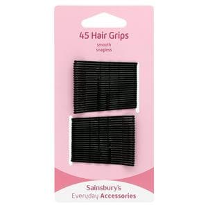 Sainsbury's Hair Grips Black x45